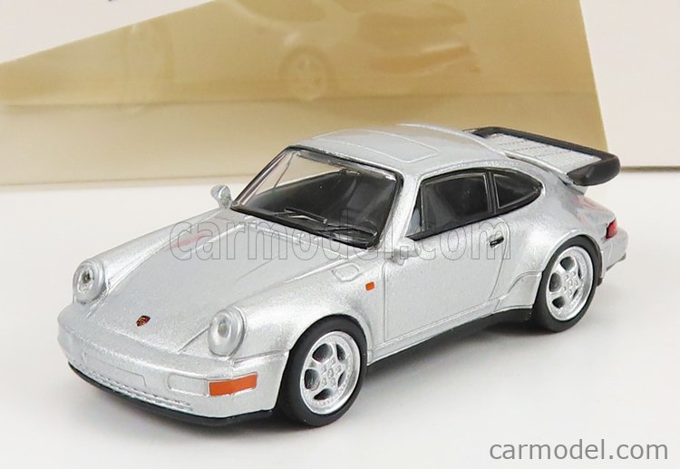 SCHUCO 452027000 Scale 1/64 | PORSCHE 911 930 3.6 TURBO COUPE 1976 SILVER