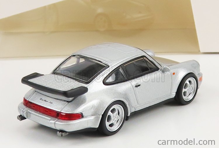 SCHUCO 452027000 Scale 1/64 | PORSCHE 911 930 3.6 TURBO COUPE 1976 SILVER