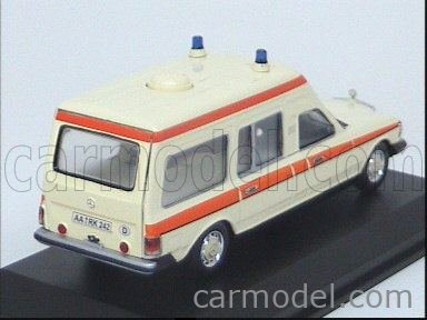 Miniature NOREV 1/43 Mercedes W123 Break Ambulance - N°257, Année 1978 - Très Bon état Avec Boîte