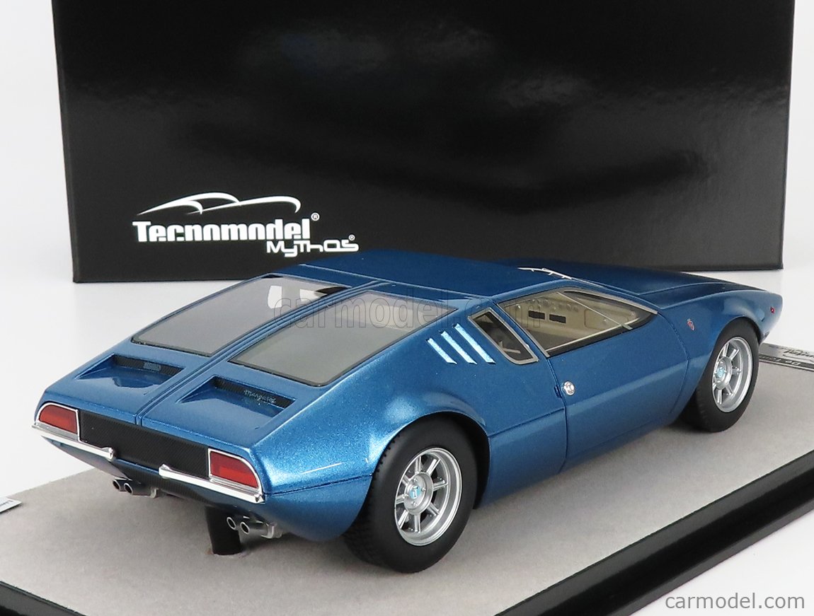 TECNOMODEL TM18-024i Scala 1/18  DE TOMASO MANGUSTA 1971 BLUE MET