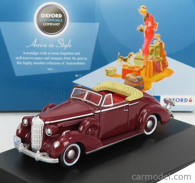 Oxford Diecast 87bs36003 Buick Special Convertible Coupe 1936 Cardinal Maroon for sale online 