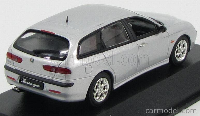 Minichamps 1/43 Alfa Romeo 156 Sport Wagon 2001 – Bleu Métal, Collection (Réf: GC3961 / 400120715)