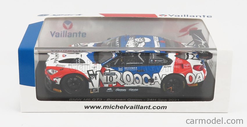 Spark 1:43 BMW M6 GT3 #31 DTM 2021 Sheldon van der Linde Rowe Racing SG801 modèle voiture SG801