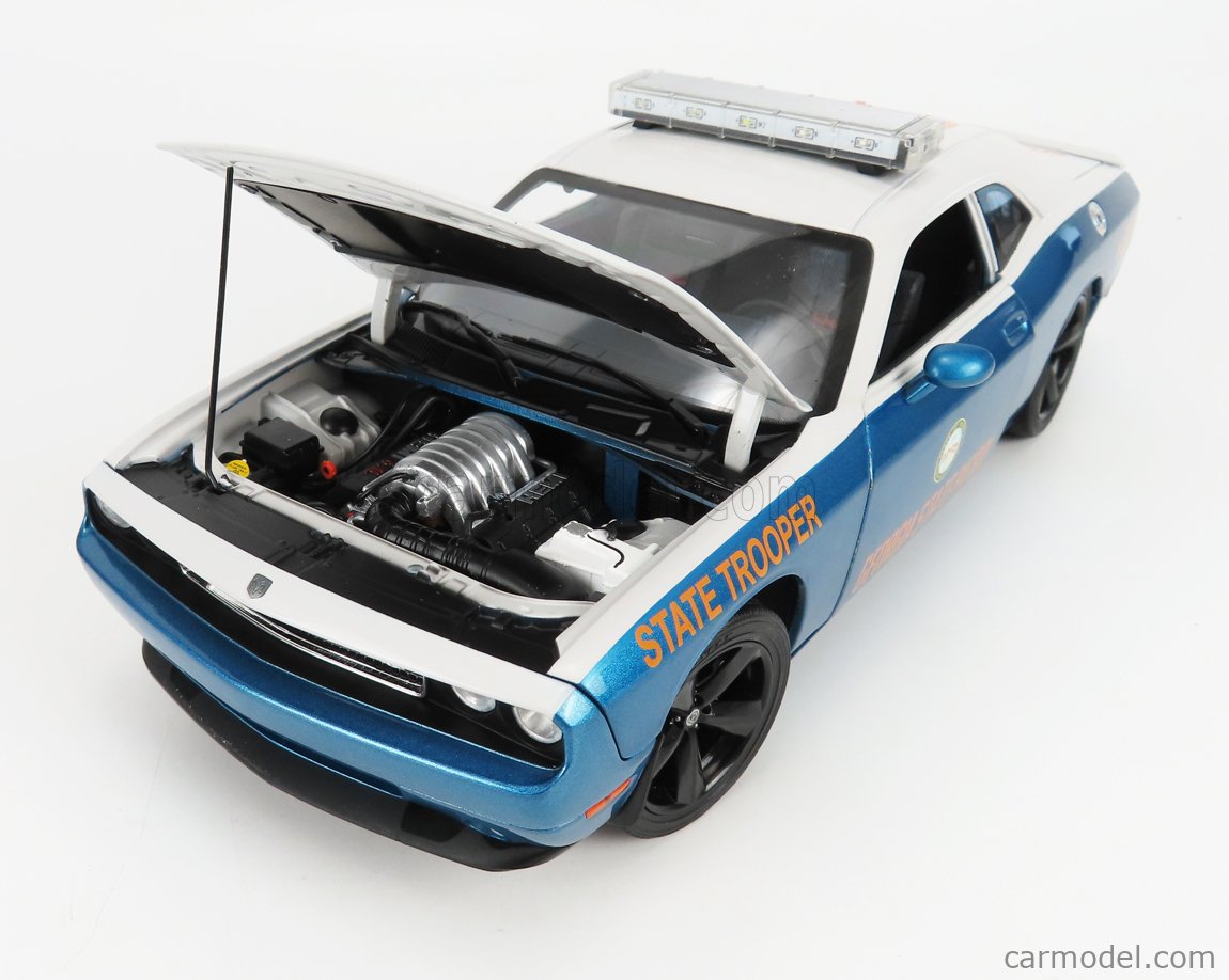 ACME-MODELS A1806018 Scale 1/18  DODGE CHALLENGER SRT8 COUPE POLICE GEORGIA STATE PATROL 2008 BLUE WHITE