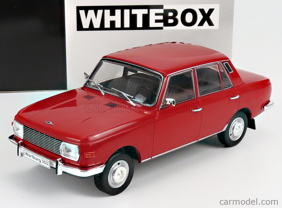 WHITEBOX WB124108 Escala 1/24  WARTBURG 353 1985 RED