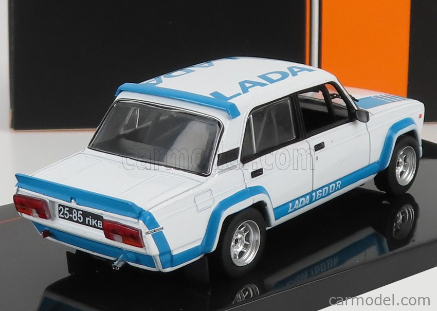 IXO 1/18 – Lada 2105 Vfts 1600 – Rallye De Base 1983 – Blanc Et Bleu Clair
