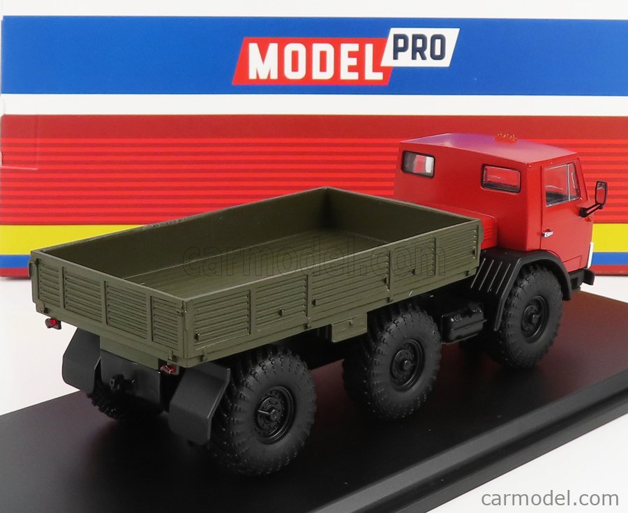START SCALE MODELS 83MP0114-0114MP Scale 1/43  ZIL 132R TRUCK 3-ASSI 1974 RED