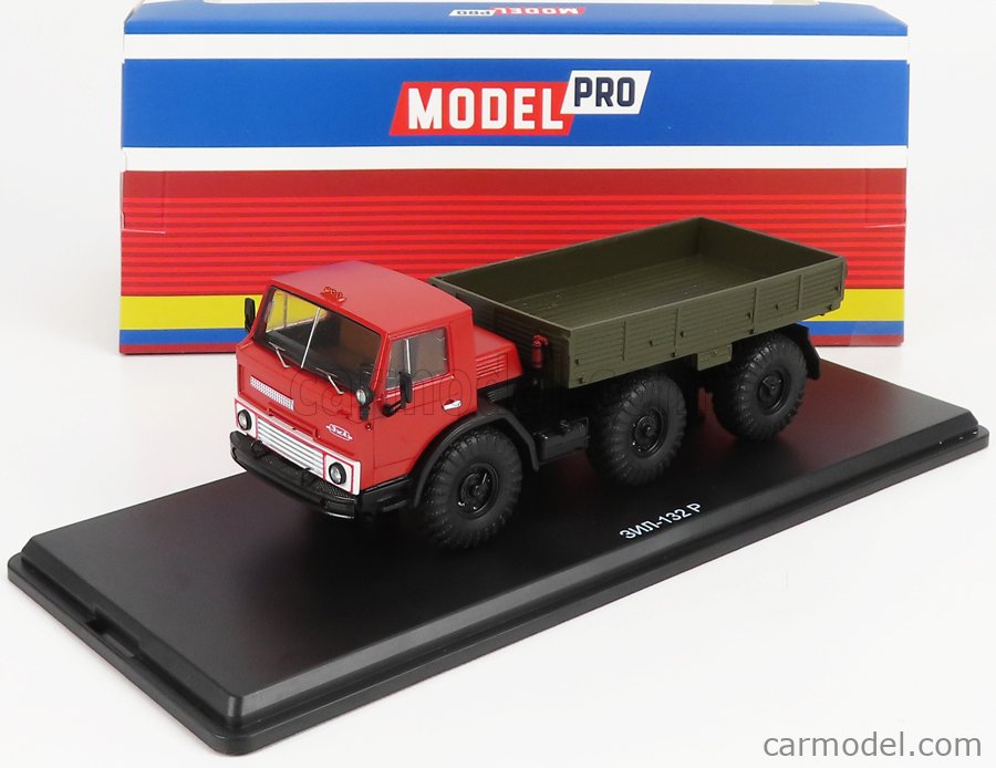 START SCALE MODELS 83MP0114-0114MP Scale 1/43  ZIL 132R TRUCK 3-ASSI 1974 RED