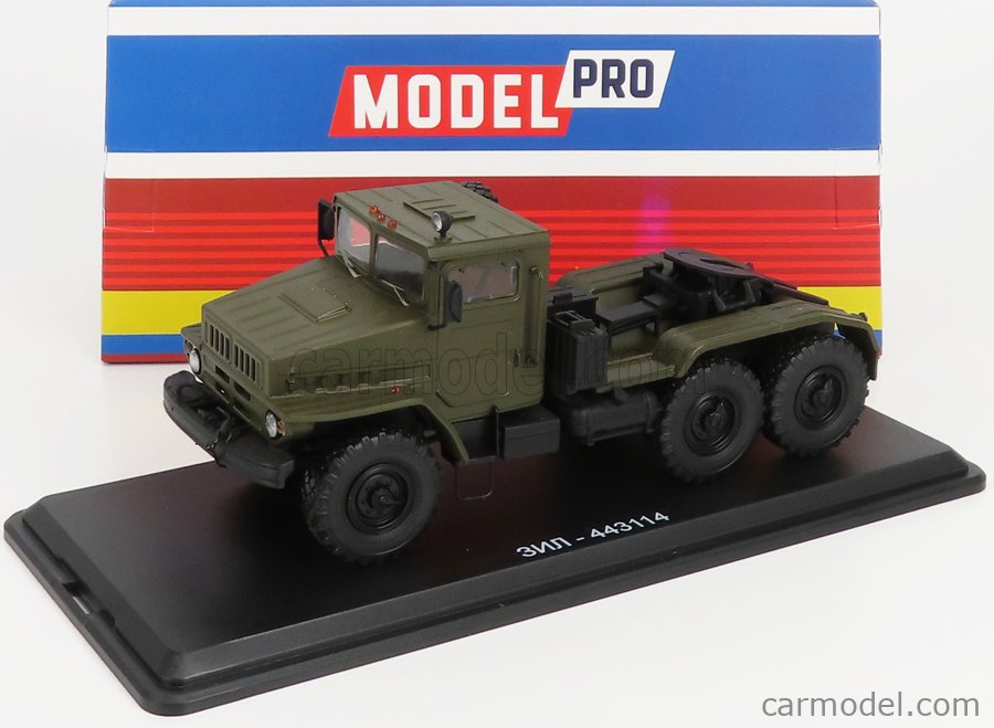 START SCALE MODELS 83MP0109-0109MP Echelle 1/43  ZIL 443114 TRACTOR TRUCK 3-ASSI 1972 MILITARY GREEN