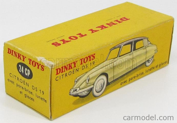 Dinky Toys France 24CP – Citroën DS 19 Blanc / Aubergine – Échelle 1:43 – Zamak
