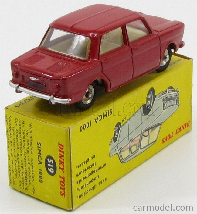 DINKY FRANCE 519 Scale 1/43 | SIMCA 1000 1965 RED