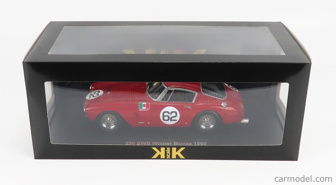 KK-SCALE KKDC180864 Scale 1/18 | FERRARI 250GT SWB COUPE N 62 WINNER ...