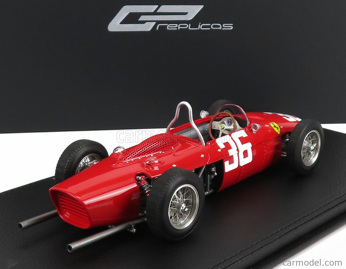 Maquette Ferrari 156 F1 Sharknose - Monaco GP 1961, Pilote P. Hill - Échelle 1/18 Métal CMR169