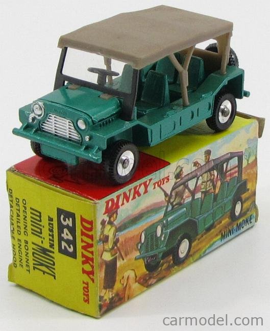 DINKY ENGLAND 342 Scale 1/43 | AUSTIN MINI MOKE GREEN MET