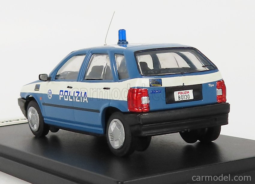 AUTOPARCO-MODELS AS012 Scale 1/43  FIAT TIPO PANTERA POLIZIA 1992 LIGHT BLUE WHITE