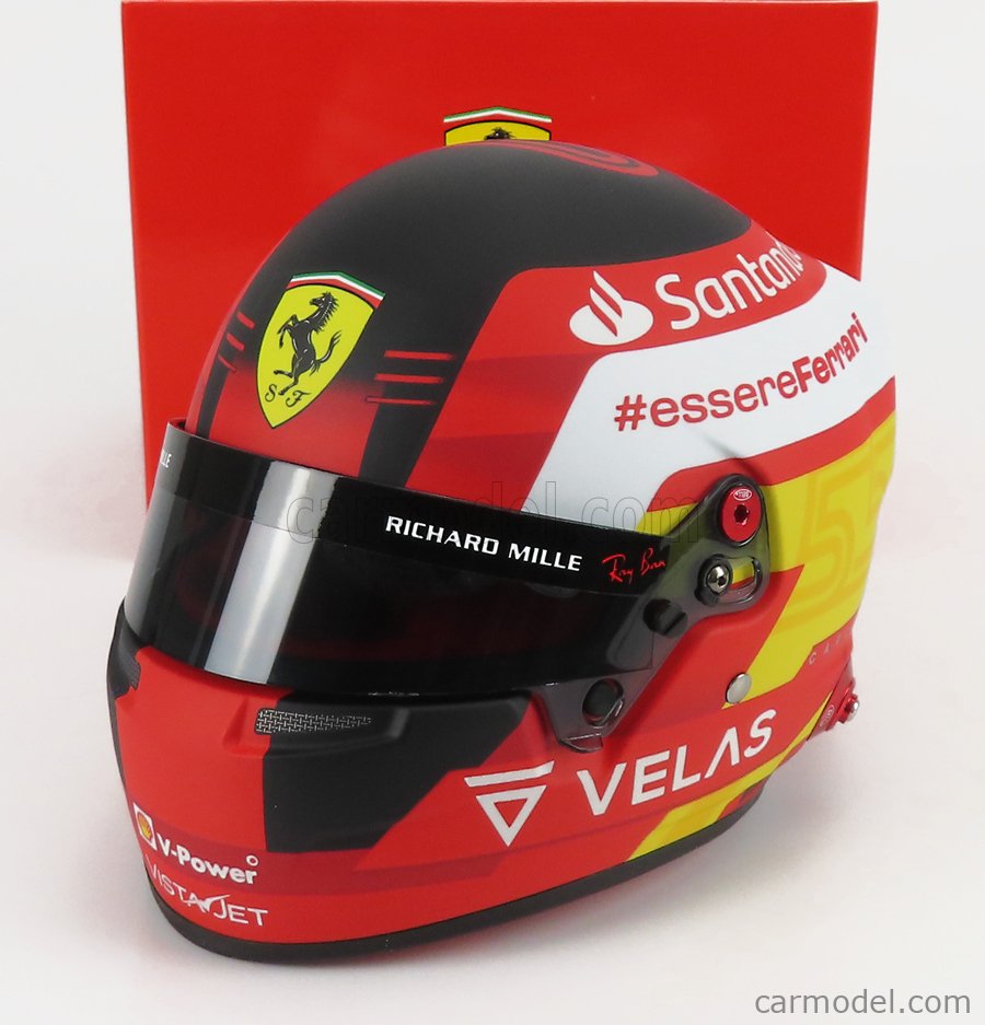 BELL HELMET F1 CASCO HELMET SCUDERIA FERRARI SEASON 2022 CARLOS SAINZ