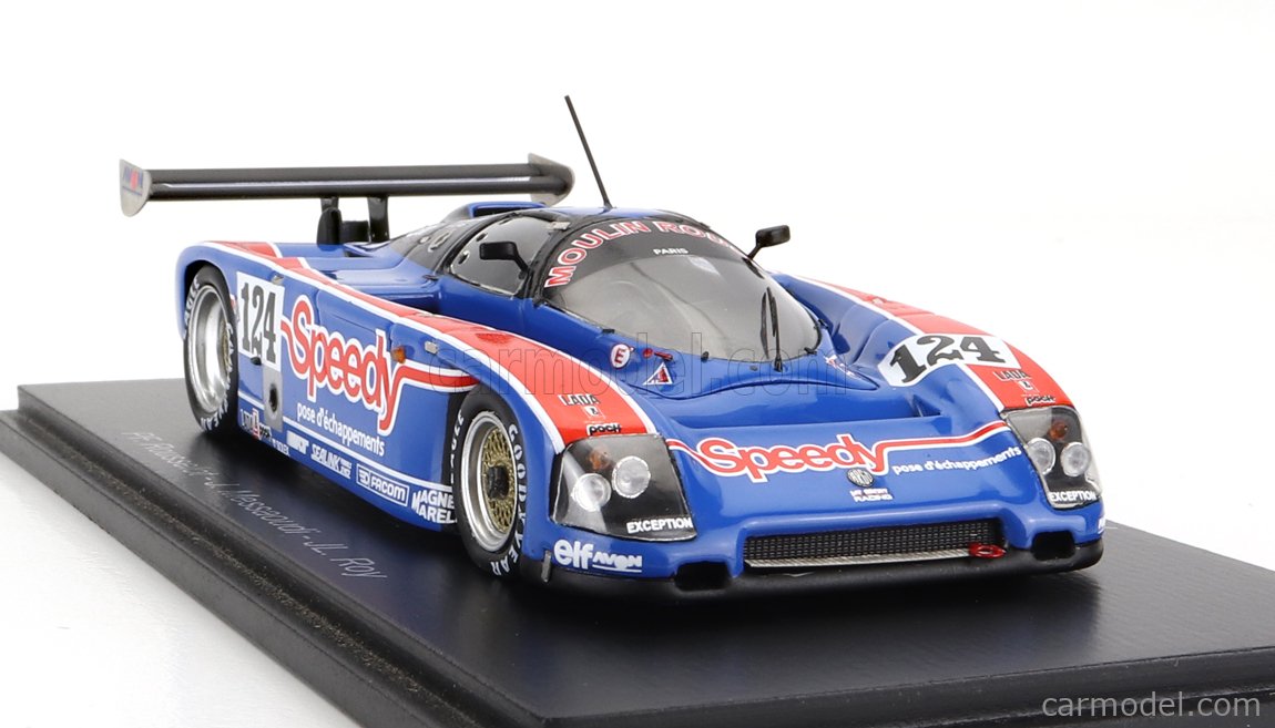 Spark ARGO JM19C N°124 - 21ème 24H Du Mans 1988 - P.-F. Rousselot - 1/43 - Préco