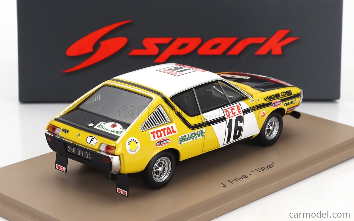 SPARK-MODEL S6191 Scale 1/43 | RENAULT R17 GORDINI (night version) N 16 ...