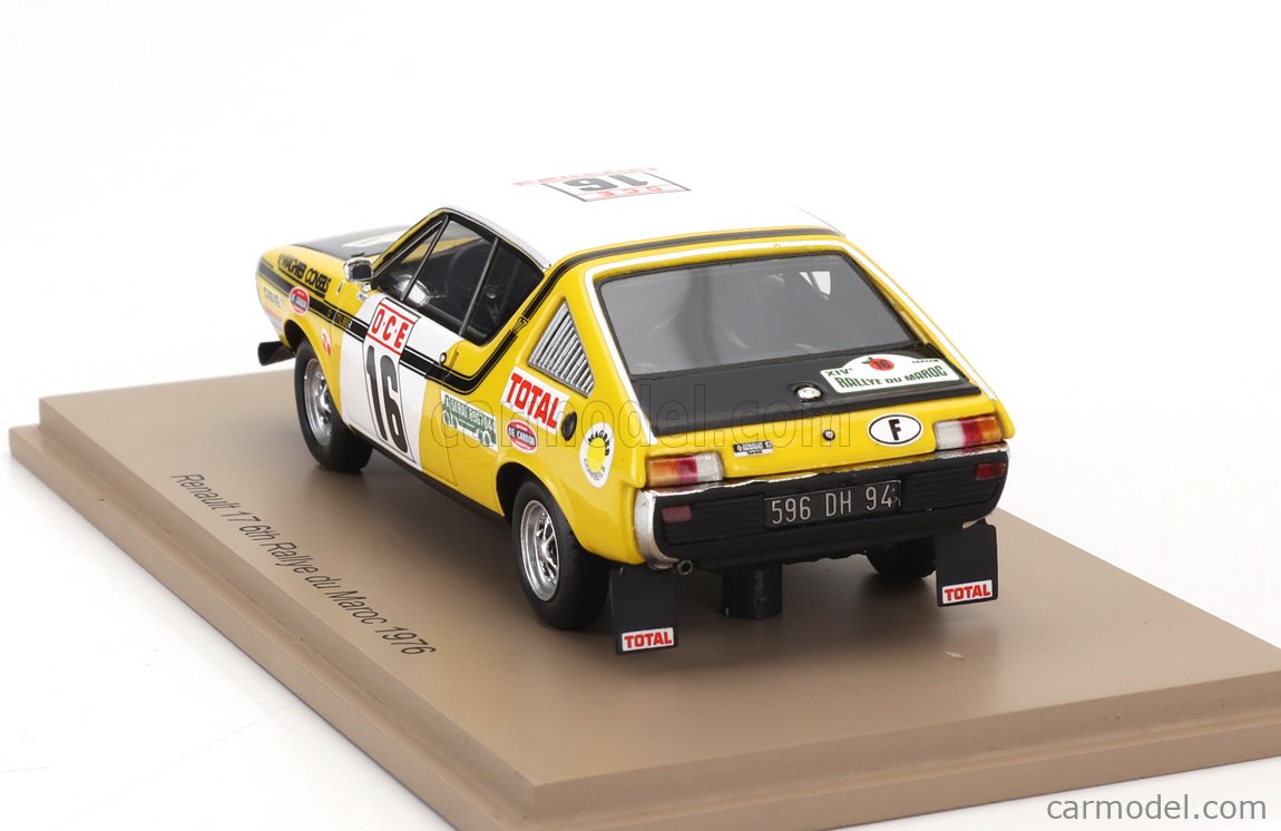 SPARK-MODEL S6191 Scale 1/43 | RENAULT R17 GORDINI (night version) N 16 ...