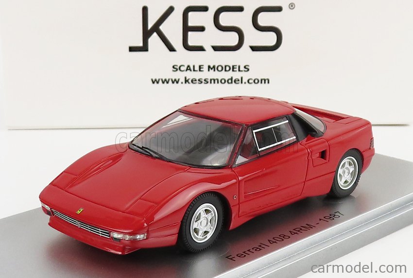KESS-MODEL KE43056300 Scale 1/43  FERRARI 408 4RM 1987 RED