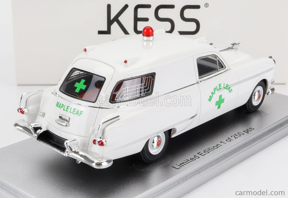 KESS-MODEL KE43033002 Scale 1/43  PACKARD HENNEY JR AMBULANCE 1954 WHITE