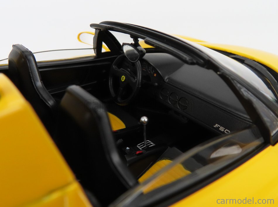 KK Scale 1/18 フェラーリ F50 カブリオレ 1995 イエロー 1995 Ferrari F50 Cabriolet yellow 1:18 KK Scale scale model