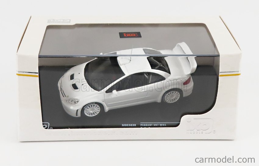 IXO-MODELS MDCS030 Escala 1/43  PEUGEOT 307 WRC N 0 RALLY SPEC 2003 - WITH 2X SET WHEELS AND TYRES WHITE