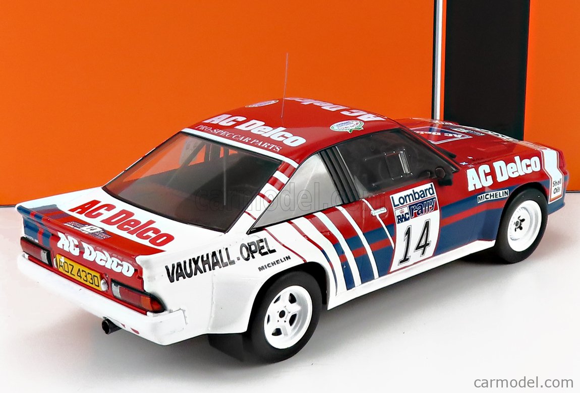 LOMBARD 1:18 IXO Opel Manta B 400 #14 Rally Rac Lombard 1985 Mcrae Grindrod 18RMC098.20 