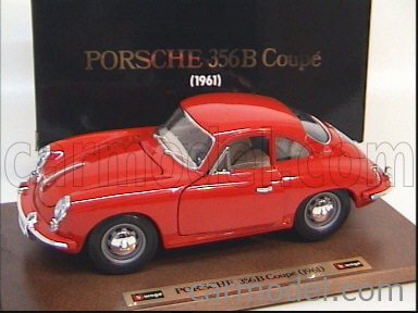 Lot 2 Miniatures Burago – Porsche 1961 Coupé + Cabriolet – 1/18 – Comme Neuves