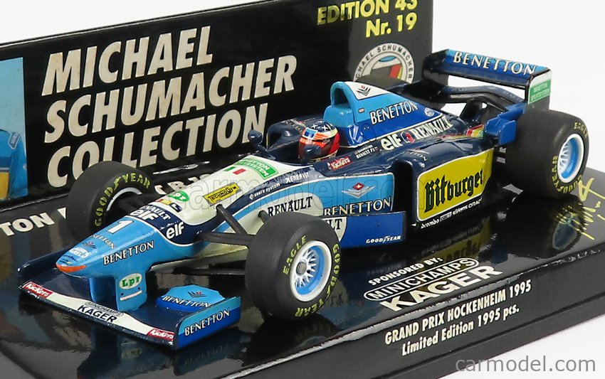 BENETTON - F1 B195 RENAULT N 1 WINNER GERMAN GP 1995 MICHAEL SCHUMACHER