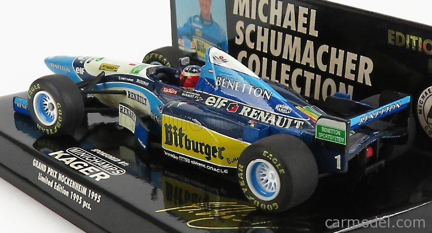 Minichamps 1/43 F1 Benetton Renault B195 Michael Schumacher #1