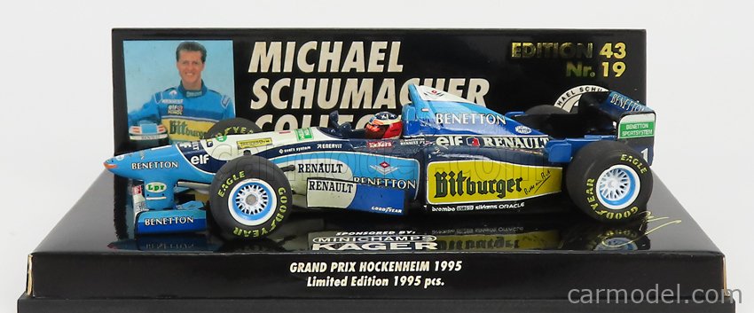 Minichamps 1/43 F1 Benetton Renault B195 Michael Schumacher #1