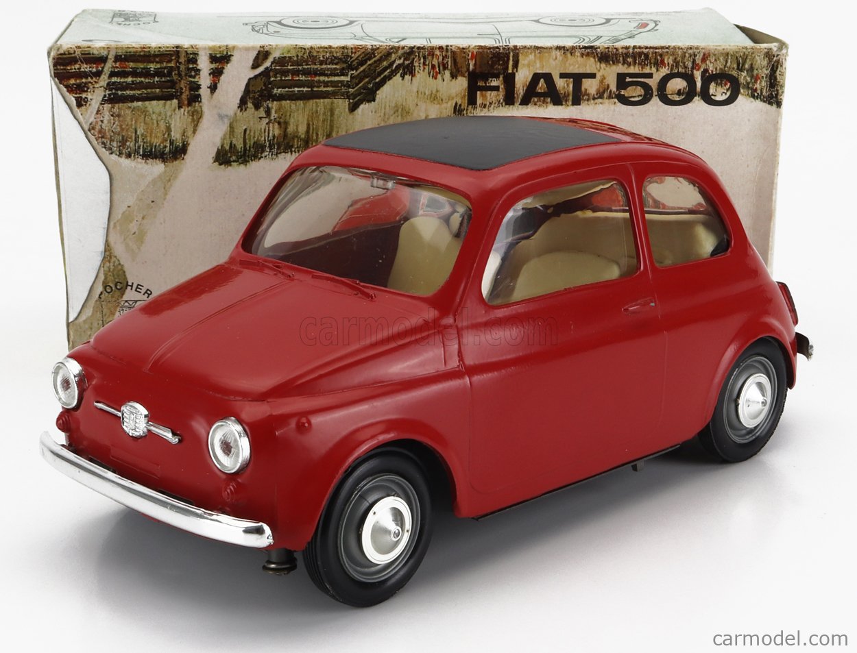 POCHER 24 Masstab: 1/13  FIAT 500 1965 RED