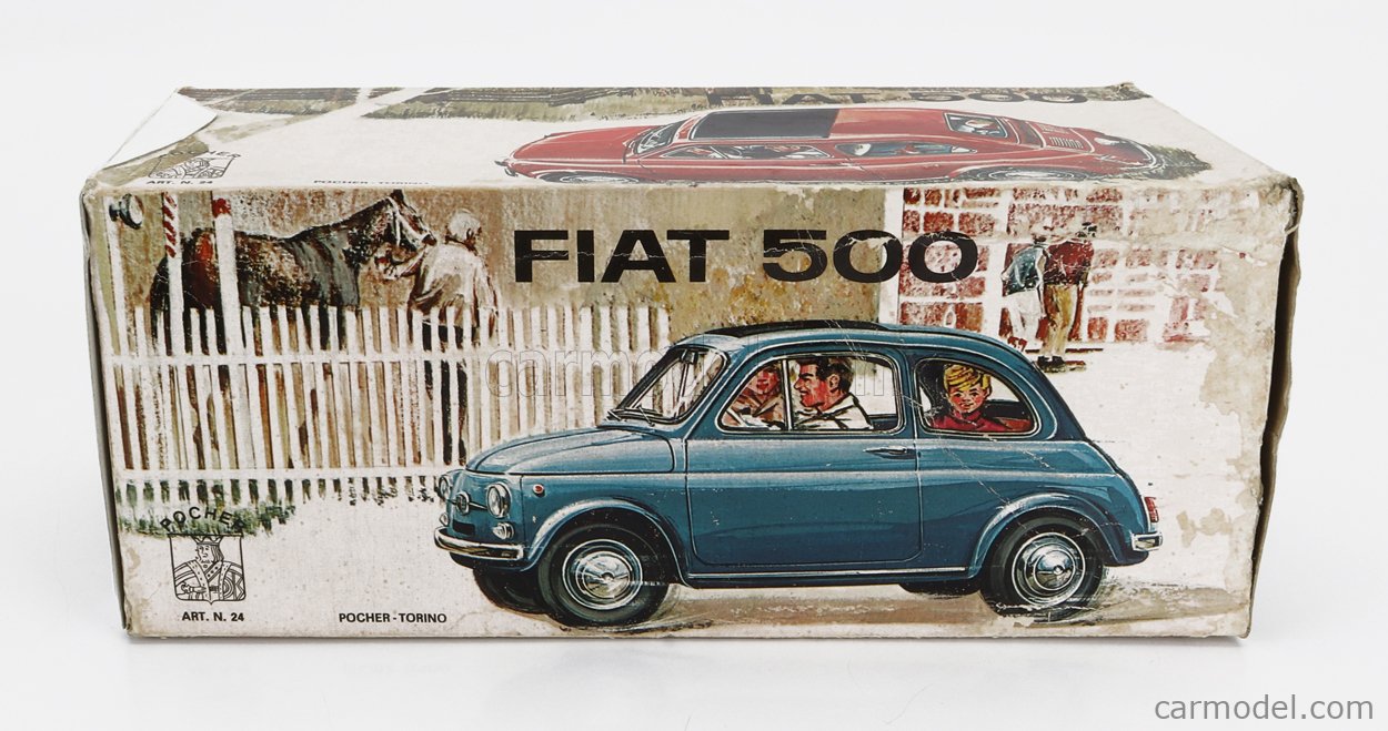 POCHER 24 Masstab: 1/13  FIAT 500 1965 RED