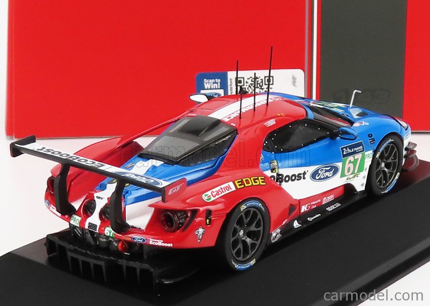 IXO-MODELS FGT43109 Scale 1/43 | FORD USA GT 3.5L TURBO V6 TEAM