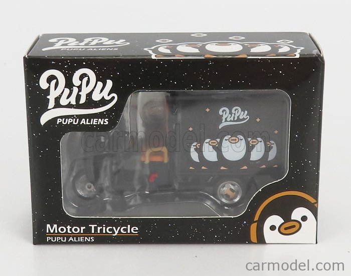 TINY TOYS PUPU003 Echelle 1/43  MOTORCYCLE ELECTRIC TRICYCLE PUPU ALIENS 1980 BLACK