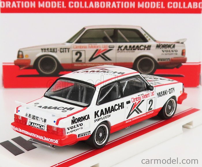 Miniature Volvo 240 Turbo #4 Winner Malaysia 1987 échelle 1/64 Tarmac Works - édition Limitée Neuve