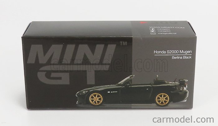 ミニカー MINI GT Honda S2000 Mugen Berlina Black MINI GT 1:64 Honda S2000 (AP2) Mugen Berlina Black RHD/LHD