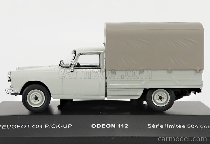 ODEON ODEON112 Масштаб 1/43  PEUGEOT 404 PICK-UP CLOSED 1964 2 TONE GREY