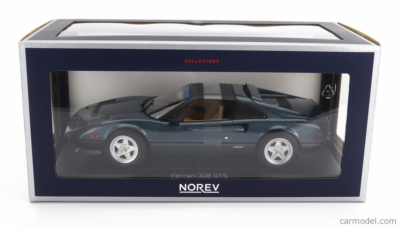 NOREV 187933 Scale 1/18 | FERRARI 308 GTS 1982 BLUE MET