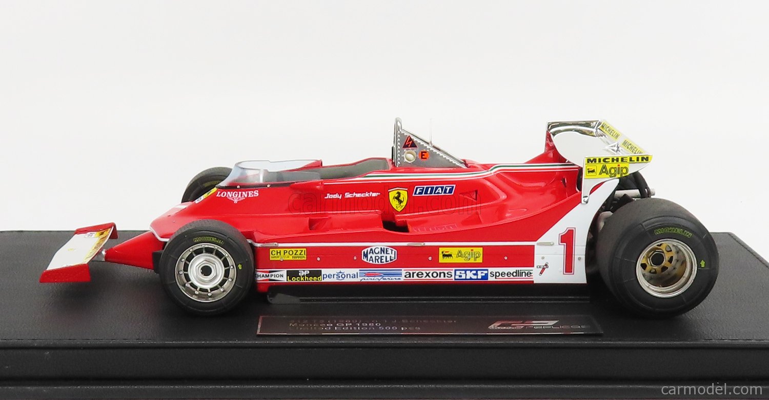 Scale Racing Cars 1/43 Scale built kit 15AUG4 Ferrari 312 T3 Monaco 79  Scheckter