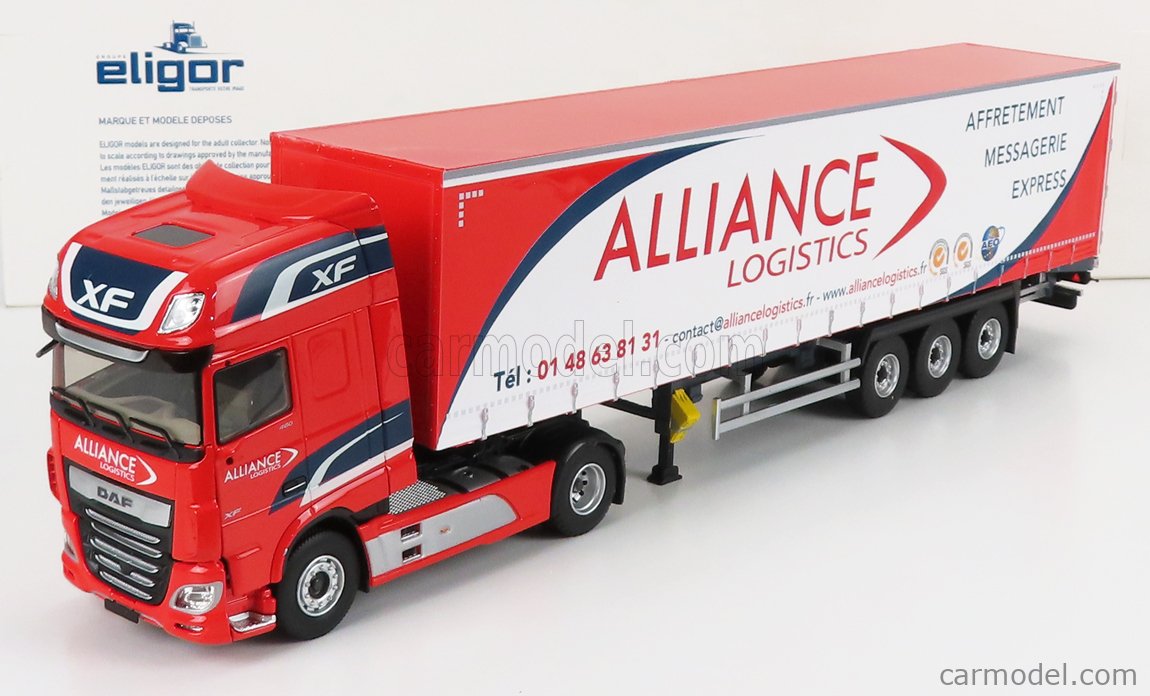Miniature Eligor 1/43 – DAF XF480 Superspace – Camion Bodet Services 2017