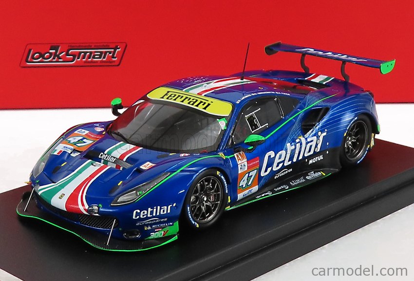 Décalcomanies Ferrari 488 GTE Le Mans 2019 - Échelles 1:32, 1:43, 1:24, 1:18