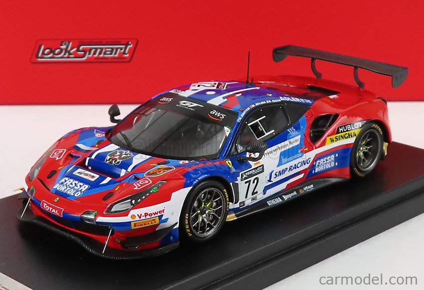 LOOKSMART LSRC085 Scale 1/43 | FERRARI 488 GT3 EVO 3.9L TURBO V8 TEAM ...