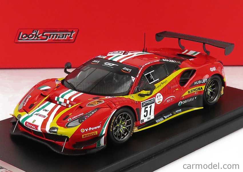 1/43 ルックスマート フェラーリ 488 GT3 AF Corse 24h Spa 2020 Car