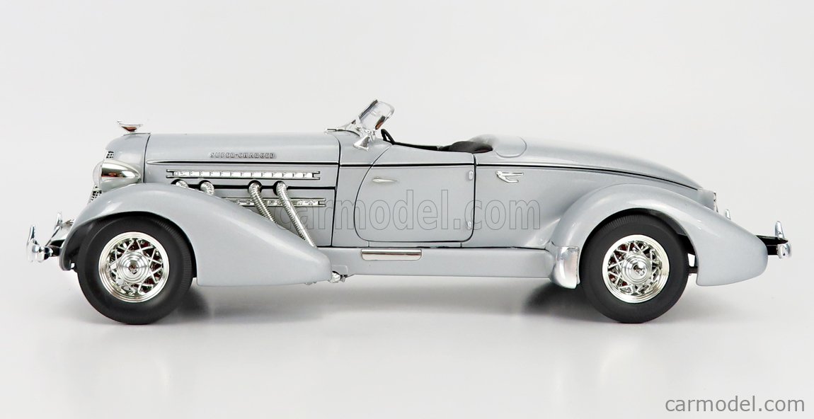 AutoWorld 1/18 - Auburn 851 Speedster Dos Nu 1935 - Avec Figurine Mr. Monopoly