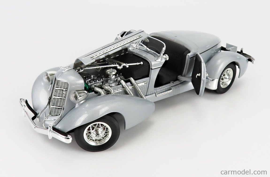Modèle Réduit Voiture 1:18 Autoworld - Auburn 851 Speedster 1935 - Avec Figurine Mr. Monopoly