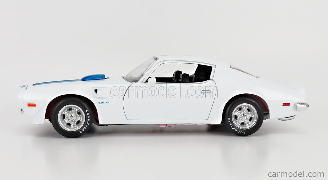 1971 Pontiac Firebird T/A Trans Am Cameo Blanco con rayas azules Clase