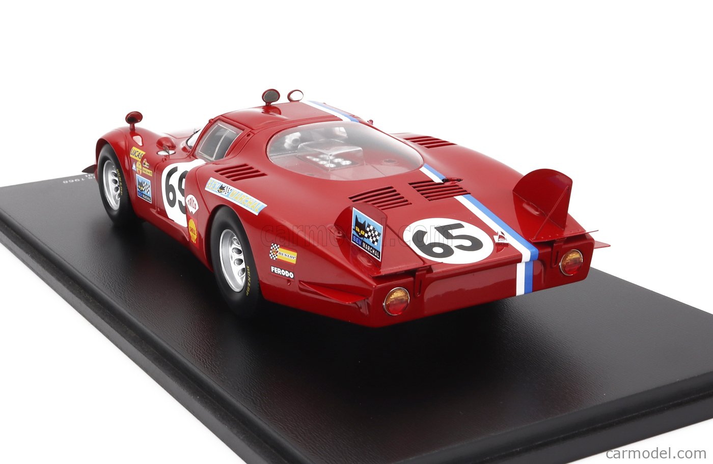 SPARK-MODEL S4371 Scale 1/43 | ALFA ROMEO T33/2 1996cc V8 TEAM VDS RACING N 65 24h LE MANS 1968