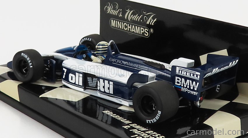 Brabham BT55 Riccardo Patrese 1986 - 1/43 voiture miniature Formule 1 F1  FD110